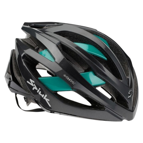 Spiuk Adante Edition Helmet Grey/Turquois Green Cyklistická helma