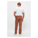 Trendyol Camel Men Tapered Skinny Elastic Waist Trousers