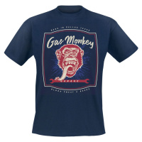 Gas Monkey Garage Made In Dallas Tričko námořnická modrá