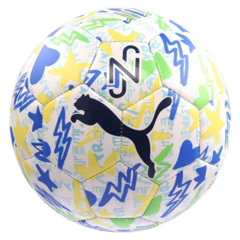 Puma NEYMAR JR GRAPHIC Fotbalový míč, bílá, velikost