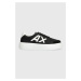 Sneakers boty Armani Exchange černá barva, XDX147 XV830 T037