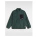 VANS Dettori Full Zip Sherpa Jacket Men Green, Size