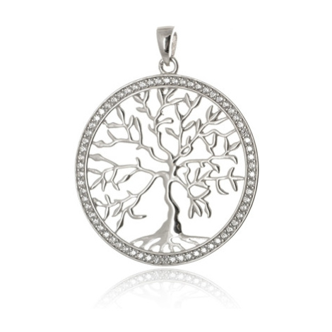 Stříbrný přívěšek strom života se zirkony STRZ0632F Veroma