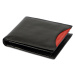 Pánská kožená peněženka Rovicky 1544-03-BOR RFID černá