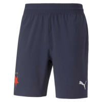 Puma SKS SHORTS PROMO Pánské fotbalové šortky, tmavě modrá, velikost