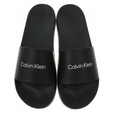 Plážové pantofle Calvin Klein HM0HM00455 BEH Ck Black