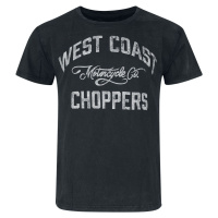 West Coast Choppers Motorcycle Co. Tričko černá