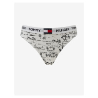 Černo-bílé vzorované kalhotky Tommy Hilfiger Underwear