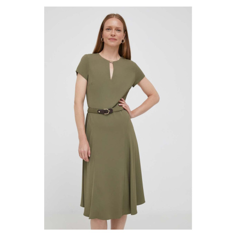 Šaty Lauren Ralph Lauren zelená barva, mini, 250909382
