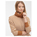 GAP Svetr softspun cowl-neck top Hnědá