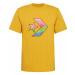CONVERSE Tričko 'STAR CHEVRON SUNSET' kouřově modrá / zlatě žlutá / mátová / růžová / černá