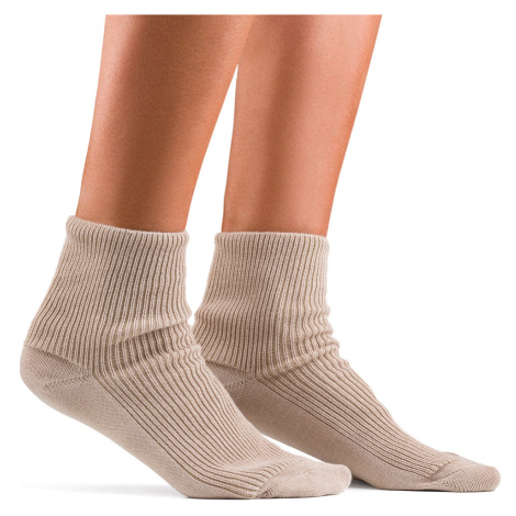 Béžové barefoot ponožky Ahinsa