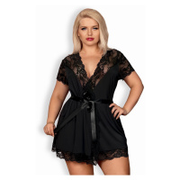 Elegantní župan black XXL model 8212644 - Obsessive