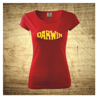 Dámske tričko s motívom Darwin