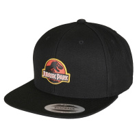 Černý Snapback s logem Jurského parku