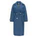 MyMo NOW Přechodný kabát modrá džínovina