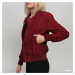 Bunda Urban Classics Ladies Light Bomber Jacket Wine