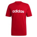 adidas LINEAR TEE Pánské tričko, červená, velikost