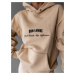 Don Lemme Oversized Mikina Differences - beige