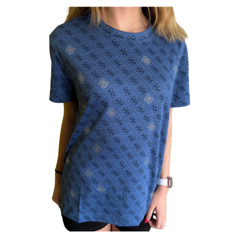 Dámské triko GUESS Chrysanta V5GI16 modré | modrá
