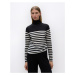 ECOALF Faya Stripes Knit Jumper BLACK