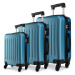 Konofactory Modrý odolný plastový kufr s TSA zámkem "Defender" - M (35l), L (65l), XL (100l)