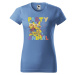 DOBRÝ TRIKO Dámské tričko s potiskem Party animal Barva: Mátová