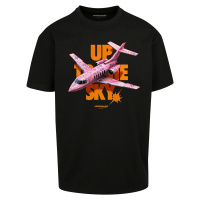 Up to the Sky Oversize Tee černé