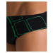 Pánské plavky arena essentials brief black/golf green