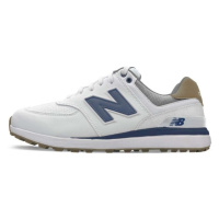 New Balance 574 GREENS Pánská golfová obuv, bílá, velikost 40.5