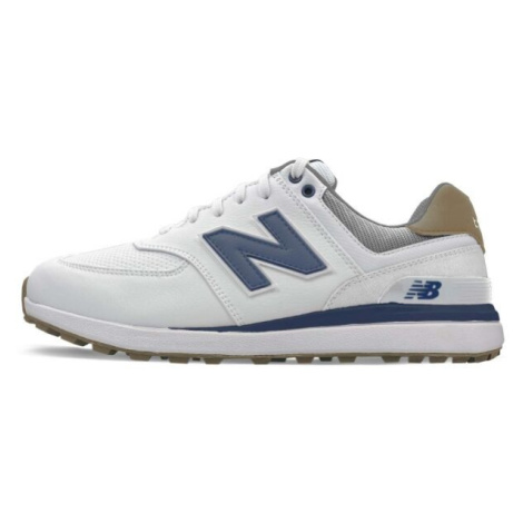 New Balance 574 GREENS Pánská golfová obuv, bílá, velikost 43