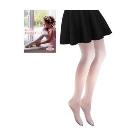 Lady B Girl Micro 50 Den Dívčí silonové punčochové kalhoty BM000000727600100429 bianco