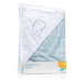 BabyOno Towel Terrycloth osuška s kapucí Blue 100x100 cm