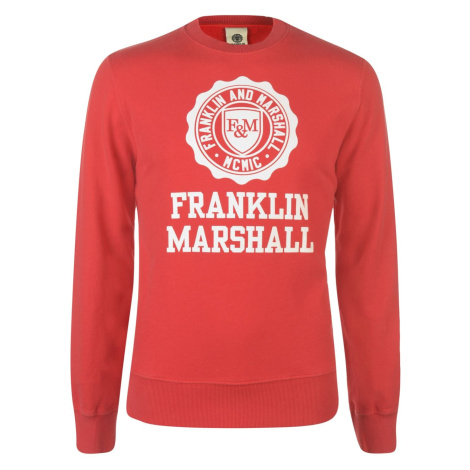 Franklin and Marshall Stamp Logo Sweatshirt Franklin & Marshall
