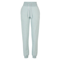 Dámské tepláky High Waist Color Melange Sweat Pants - světle modré