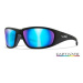 Wiley x polarizační brýle boss captivate polarized blue mirror smoke grey/matte black