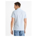 Světle modrá pánská vzorovaná košile Celio Caopmc