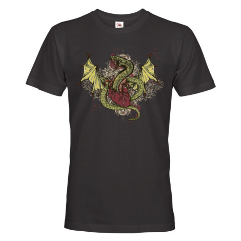 Pánské tričko s potiskem draka - tričko pro milovníky draků BezvaTriko
