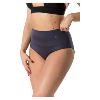 GOLDBEE SHAPEWEAR SWIMWEAR BOTTOMS Dámské stahovací plavecké kalhotky, tmavě šedá, velikost