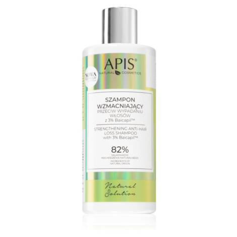 Apis Natural Cosmetics Natural Solution 3% Baicapil posilující šampon proti vypadávání vlasů 300