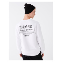 LC Waikiki Crew Neck Long Sleeve Printed Men's Sweatshirt