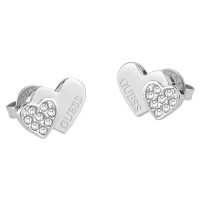 Guess Půvabné ocelové náušnice s krystaly Studs Party JUBE02174JWRHT/U