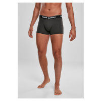 Boxerky 3-balení se značkou AOP/black/charcoal