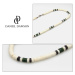 Daniel Dawson Pánský korálkový náhrdelník Declan NH105 Barevná/více barev 46 cm