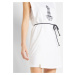 BONPRIX mikinové šaty s páskem Barva: Bílá, Mezinárodní