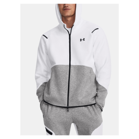 Under Armour Pulover UA Unstoppable Flc FZ-GRY - Pánské