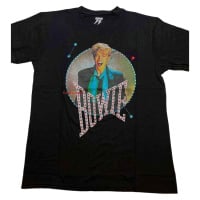 David Bowie Tričko Vintage '83 Unisex Black