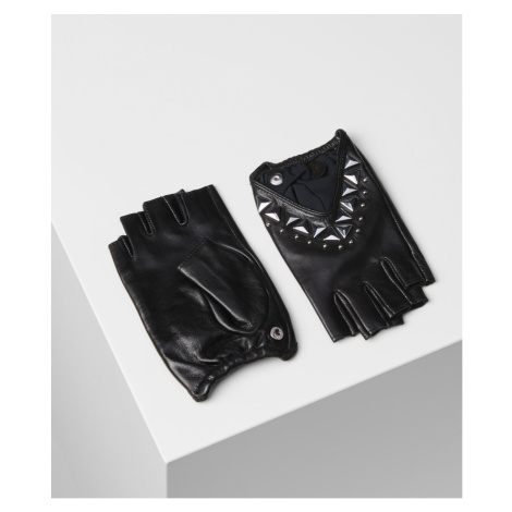 Rukavice Karl Lagerfeld K/Studs Triangle Glove - Černá