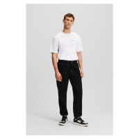 Tepláky karl lagerfeld sweatpants w/ side tape black