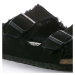 Semišové papuče Birkenstock Arizona Shearling pánské, černá barva, 752661